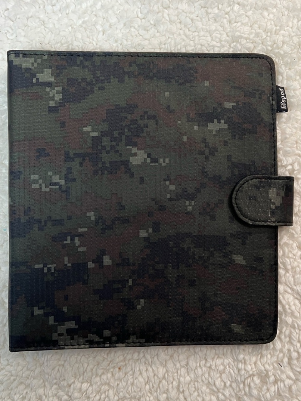 Lifepod Camo 2-Ring Folio Binder Case Notebook